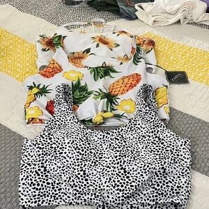 Zaful mixed baiting suit tops